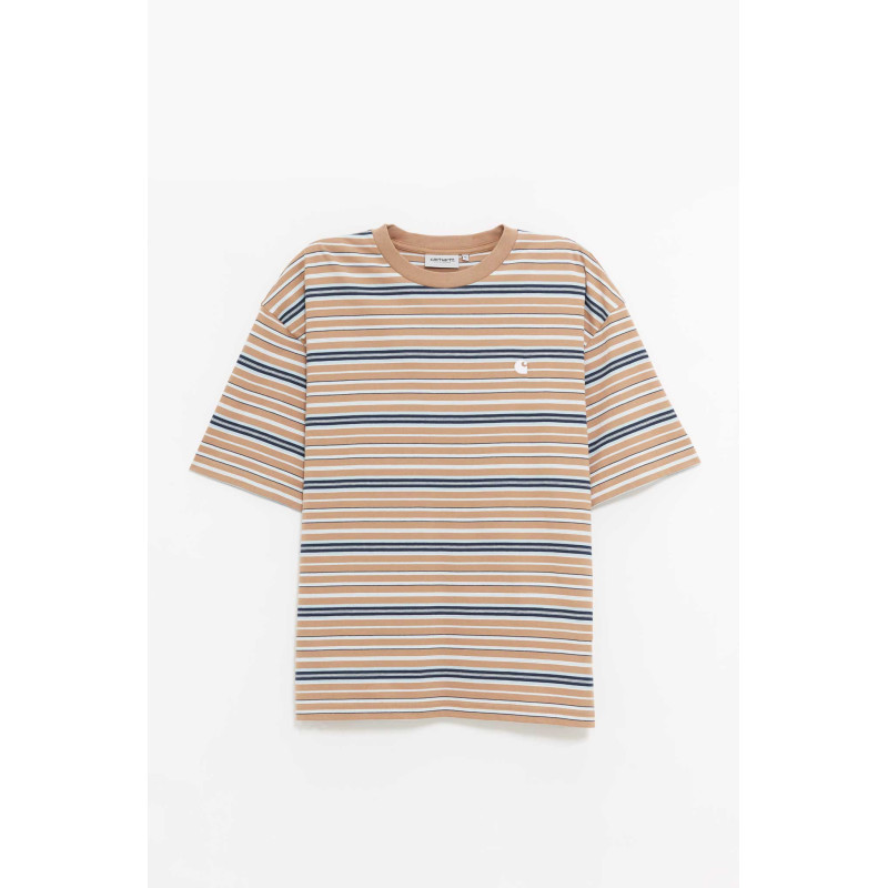 CARHARTT WIP ZANE STRIPE PEANUT ZANE T SHIRT